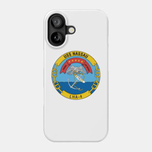 USS Nassau LHA-4 Crest Phone Case