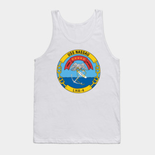 USS Nassau LHA-4 Crest Tank Top