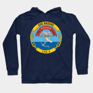 USS Nassau LHA-4 Crest Hoodie