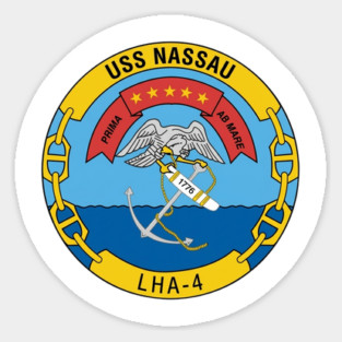 USS Nassau LHA-4 Crest Magnet