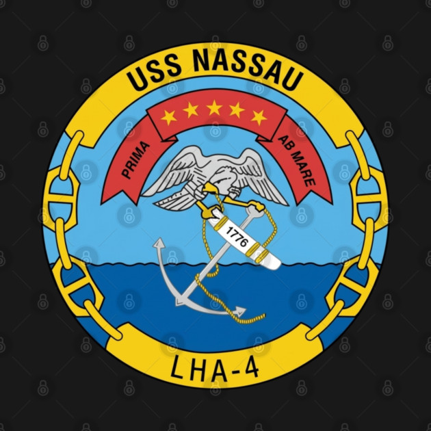 USS Nassau LHA-4 Crest by Litehouse Tees