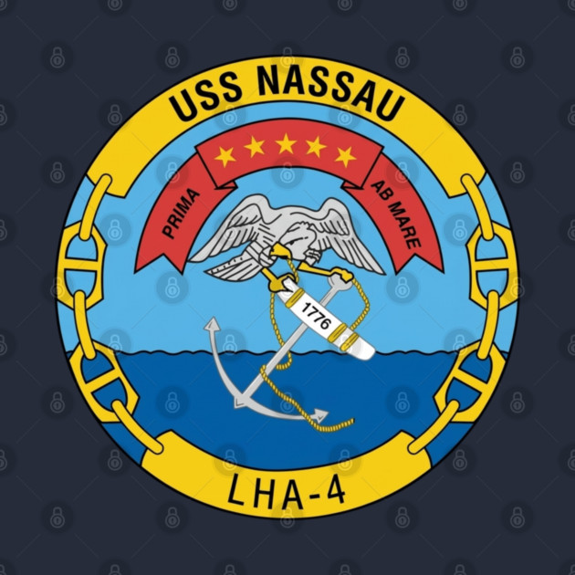 USS Nassau LHA-4 Crest by Litehouse Tees