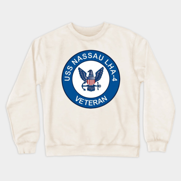 USS Nassau Veteran Crewneck Sweatshirt by Litehouse Tees