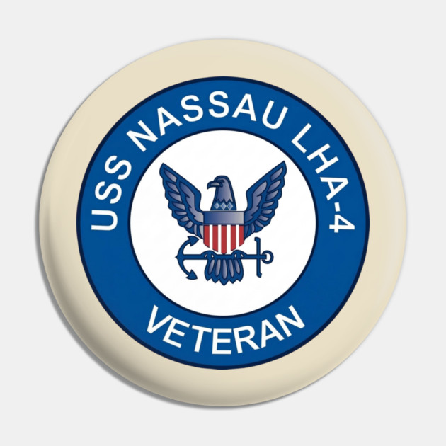USS Nassau Veteran Pin by Litehouse Tees