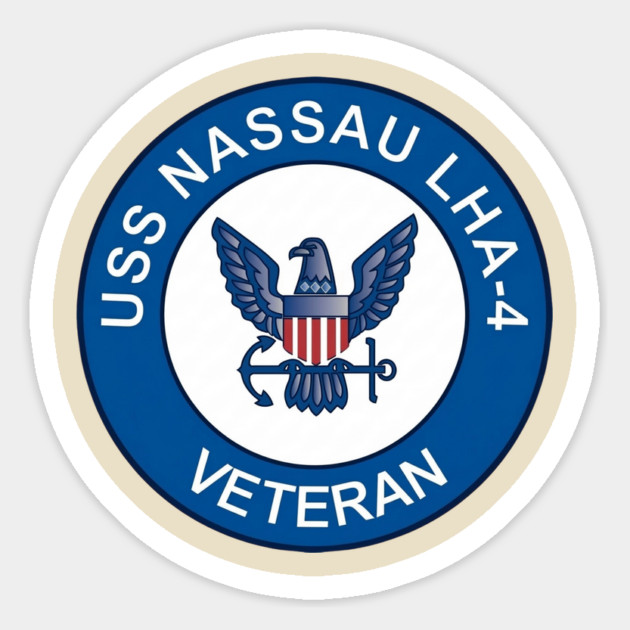 USS Nassau Veteran Magnet by Litehouse Tees