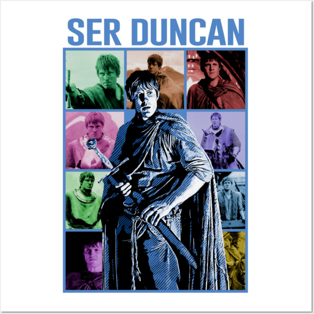 Iconic Collage Collection // Ser Duncan Wall Art by Tv Moments