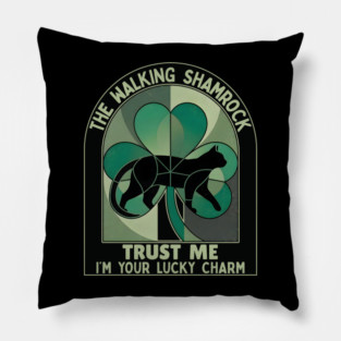 THE WALKING SHAMROCK Pillow