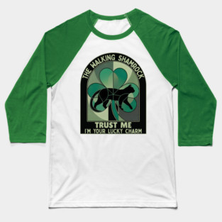 THE WALKING SHAMROCK Baseball T-Shirt