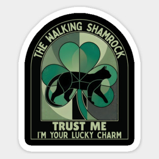 THE WALKING SHAMROCK Magnet
