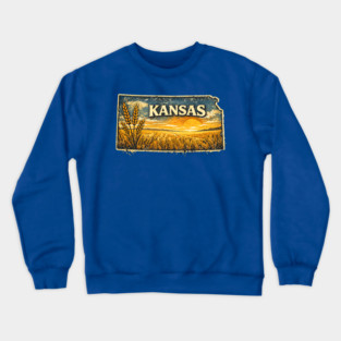 Kansas – The Wheat State Crewneck Sweatshirt