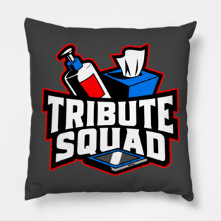 Tribute Squad Lotion Tissue Tablet Funny Adult Humor Pillow