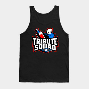 Tribute Squad Lotion Tissue Tablet Funny Adult Humor Tank Top