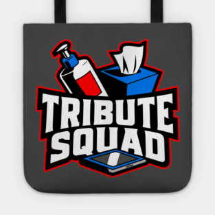 Tribute Squad Lotion Tissue Tablet Funny Adult Humor Tote