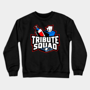 Tribute Squad Lotion Tissue Tablet Funny Adult Humor Crewneck Sweatshirt