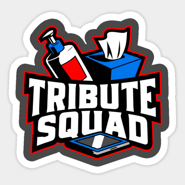 Tribute Squad Lotion Tissue Tablet Funny Adult Humor Magnet by belownormal