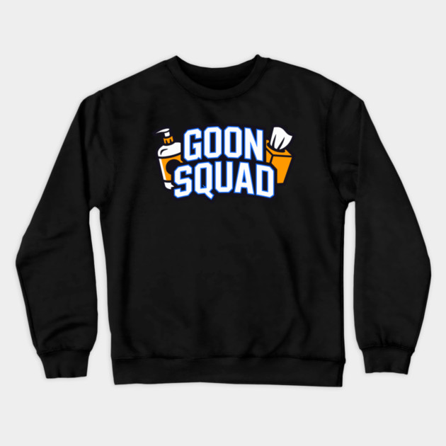 Goon Squad Lotion Tissue Funny Adult Humor Crewneck Sweatshirt by belownormal