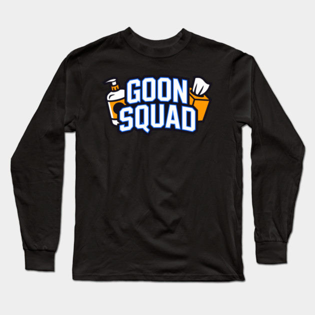 Goon Squad Lotion Tissue Funny Adult Humor Long Sleeve T-Shirt by belownormal