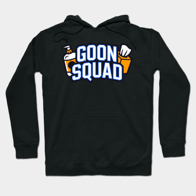 Goon Squad Lotion Tissue Funny Adult Humor Hoodie by belownormal