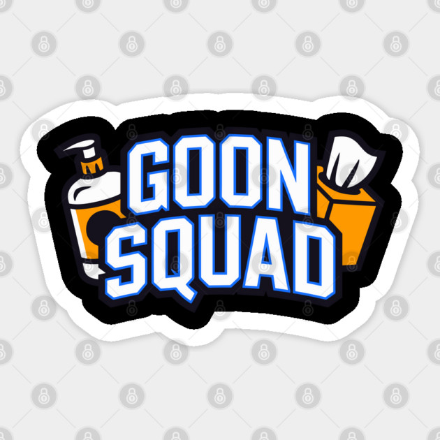 Goon Squad Lotion Tissue Funny Adult Humor Sticker by belownormal