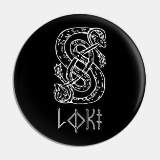 Loki Son of Odin Pin