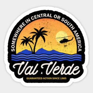 Val Verde from Commando / Predator / Die Hard 2 Magnet
