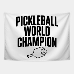 Pickleball World Champion Tapestry