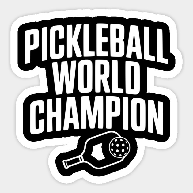Pickleball World Champion Magnet by Frank Ring