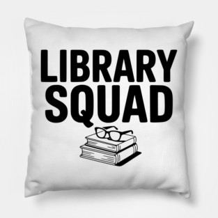 Library Squad Pillow