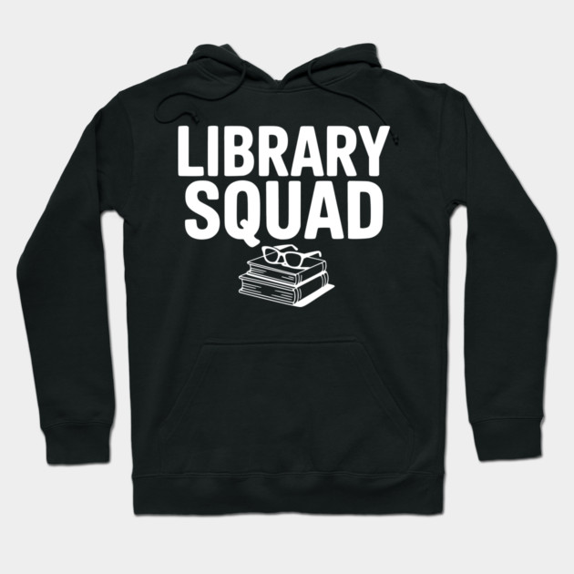 Library Squad Hoodie by Frank Ring