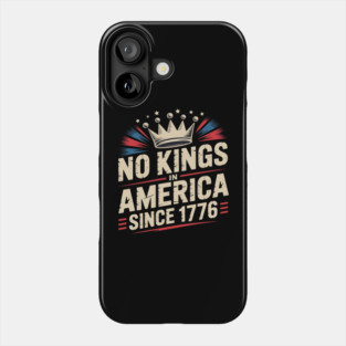 No Kings in America Phone Case