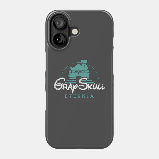 Gray Skull Eternia Phone Case by Litehouse Tees