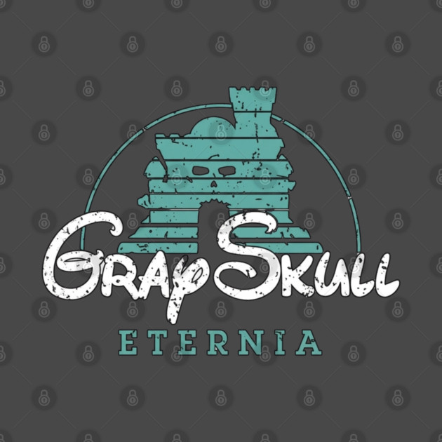 Gray Skull Eternia by Litehouse Tees