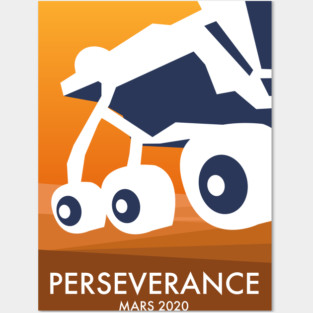 Perseverance mars rover 2020 Posters and Art