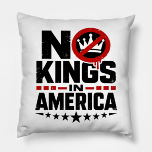 No Kings in America Pillow