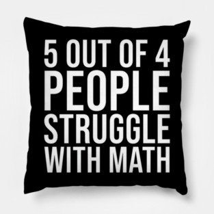 Maths Be Hard Pillow