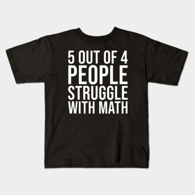 Maths Be Hard Kids T-Shirt by Litehouse Tees