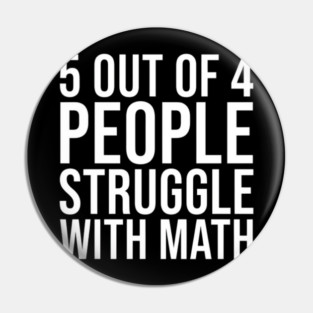 Maths Be Hard Pin