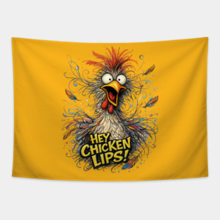 Hey Chicken Lips! Tapestry