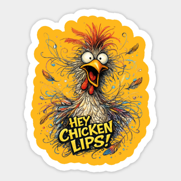 Hey Chicken Lips! Magnet by CrazyGirl