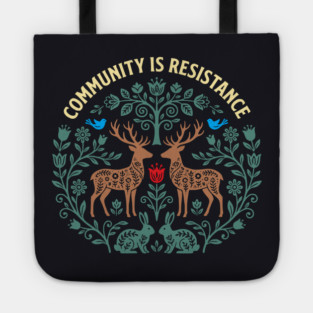 Community Is Resistance Tote