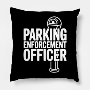 Parking Enforcement Officer Pillow