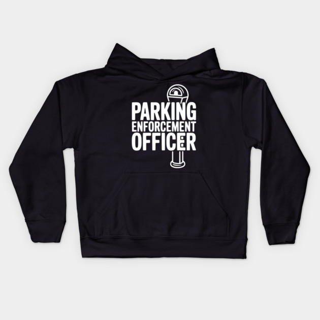 Parking Enforcement Officer Kids Hoodie by Frank Ring