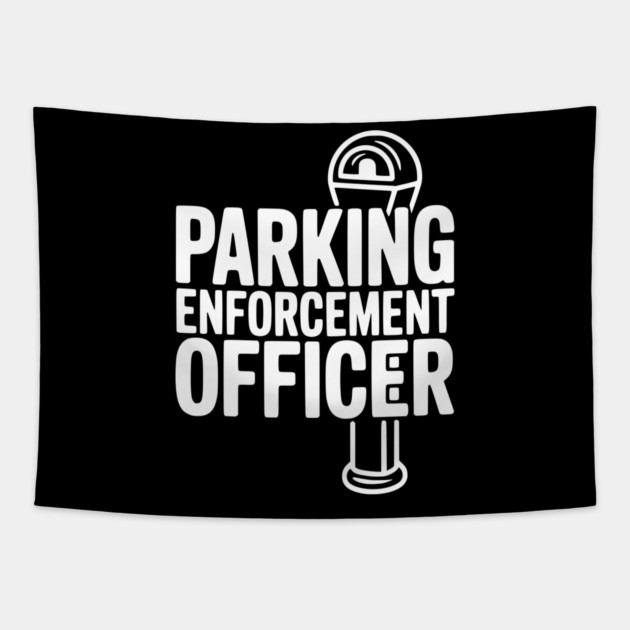 Parking Enforcement Officer Tapestry by Frank Ring