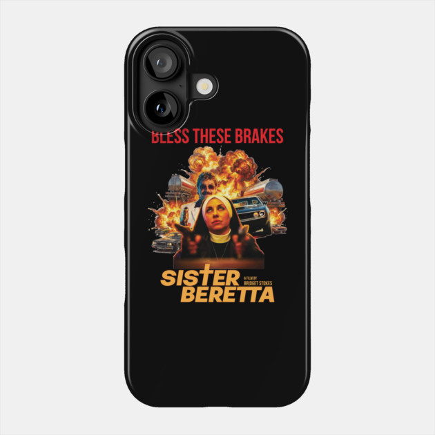 Sister Beretta Grindhouse Poster Phone Case by Fabricated Crime