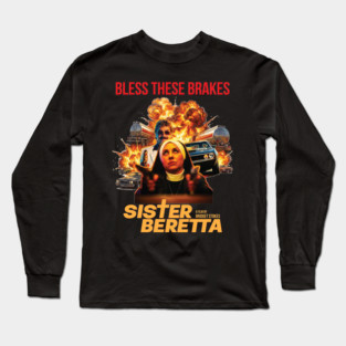 Sister Beretta Grindhouse Poster Long Sleeve T-Shirt