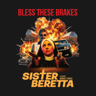 Sister Beretta Grindhouse Poster T-Shirt