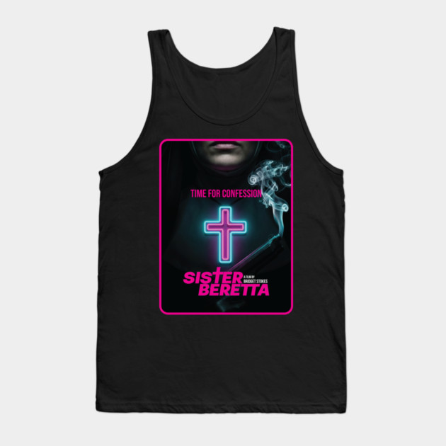 Sister Beretta Neon poster Tank Top by Fabricated Crime
