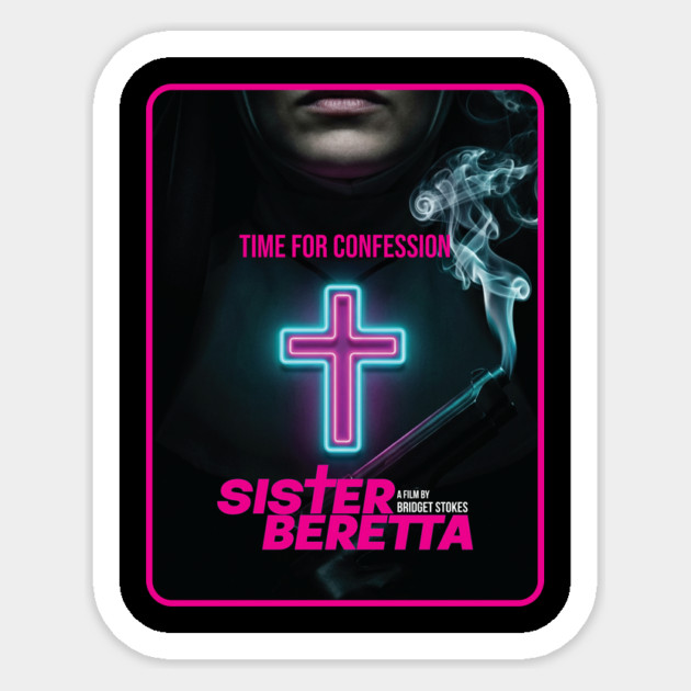 Sister Beretta Neon poster Sticker by Fabricated Crime