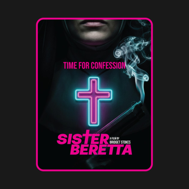 Sister Beretta Neon poster by Fabricated Crime