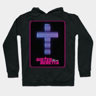 Sister Beretta Bullet Cross Hoodie